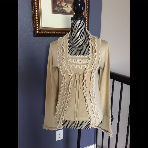 NWT Last Women 2PCS Set Cardigan + Tank Top Sz S/M - Picture 2 of 7